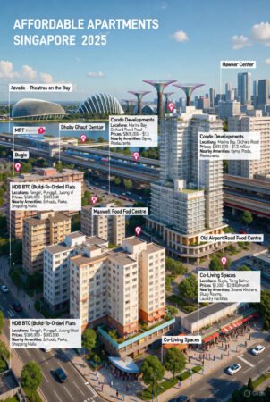 10 Apartemen Murah di Singapura 2025: Mulai dari S$1,800/bulan