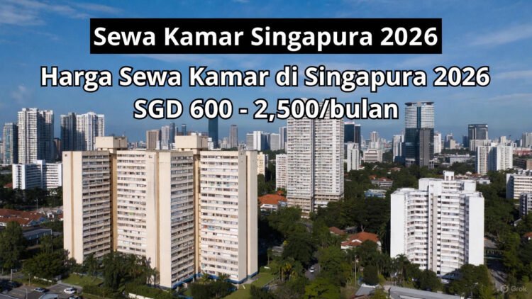 biaya sewa kamar di Singapura