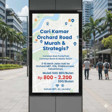 sewa kamar dekat orchard road