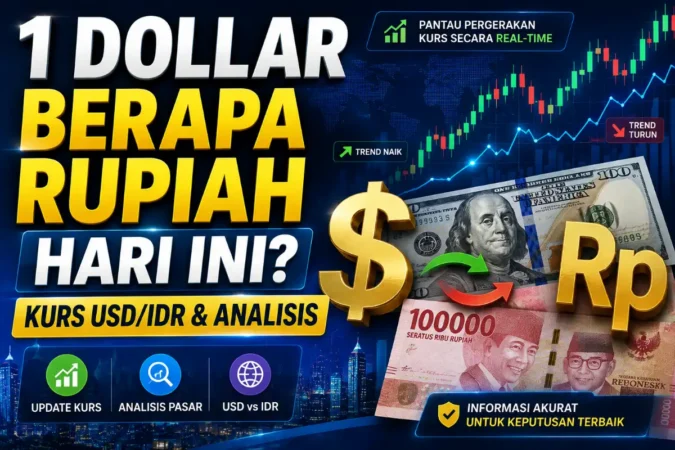 1 Dollar Berapa Rupiah Hari Ini? Kurs USD/IDR & Analisis