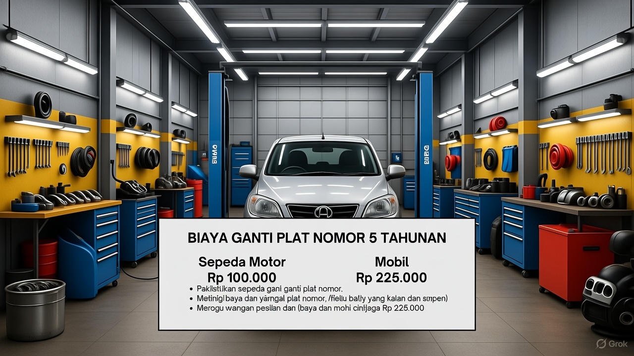 Biaya Ganti Plat Nomor 5 Tahunan Motor dan Mobil 2026: Panduan Lengkap dan Analisis