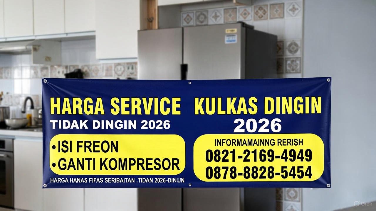 Biaya Service Kulkas Tidak Dingin: Panduan Isi Freon & Ganti Kompresor