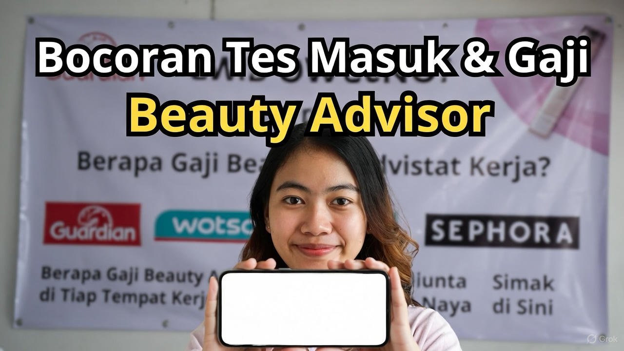 Bocoran Tes Masuk & Gaji Beauty Advisor: Guardian, Watson, Sephora