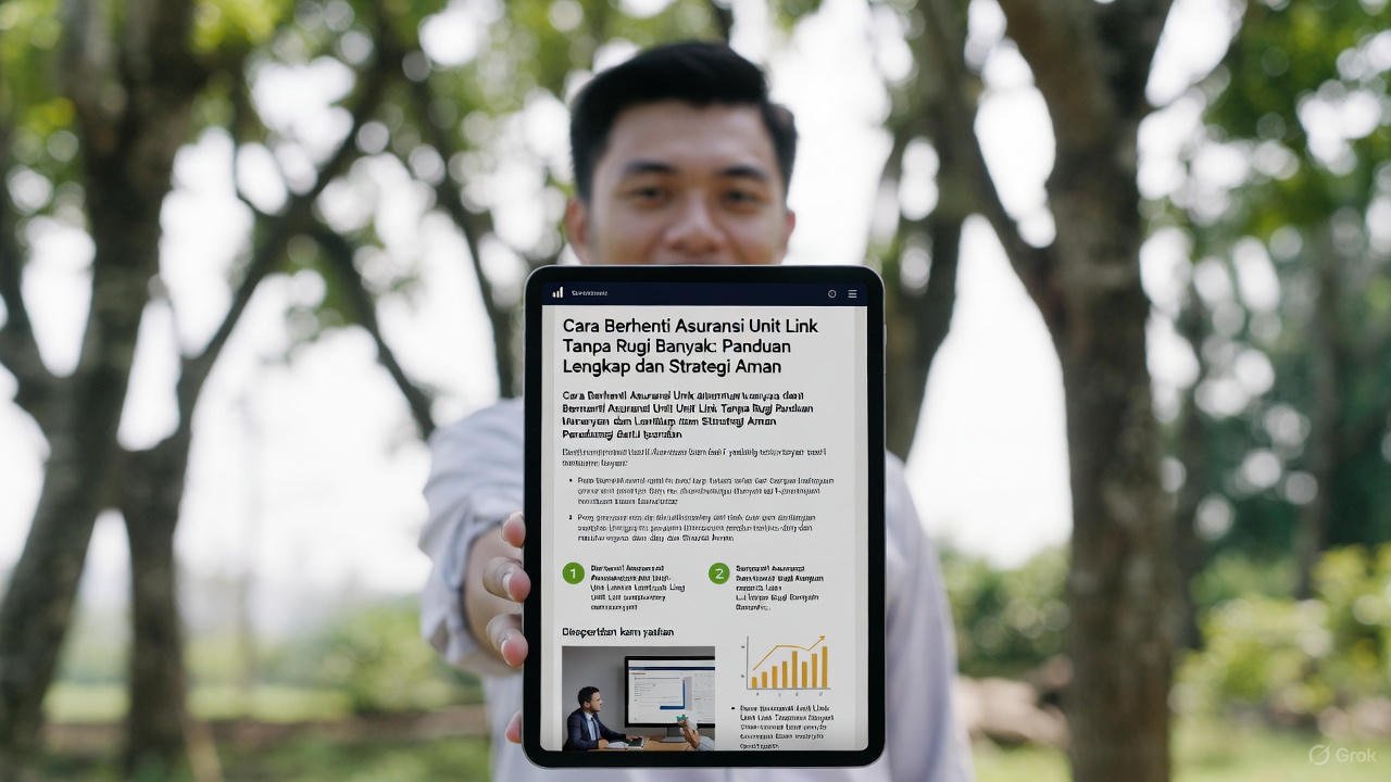 Cara Berhenti Asuransi Unit Link Tanpa Rugi Banyak: Panduan Lengkap dan Strategi Aman