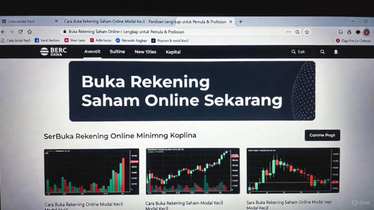 Cara Buka Rekening Saham Online Modal Kecil: Panduan Lengkap untuk Pemula & Profesional