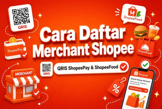 Cara Daftar Merchant Shopee: QRIS ShopeePay & ShopeeFood