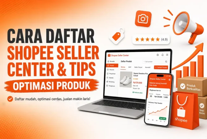 Cara Daftar Shopee Seller Center & Tips Optimasi Produk