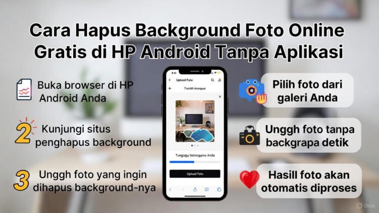 Cara hapus background foto online