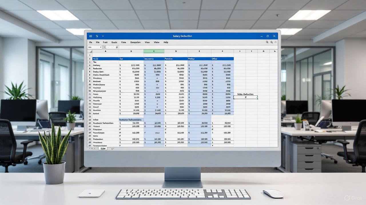 Cara Hitung Potongan Gaji di Excel (Rumus Lengkap & Template Gratis 2026)