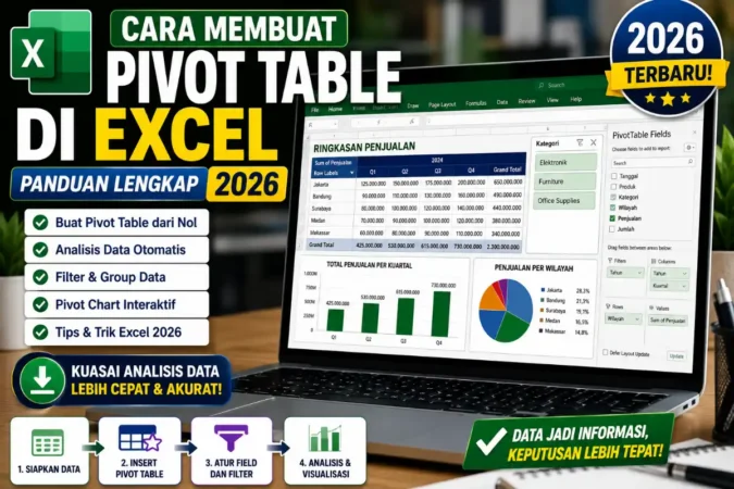 Cara Membuat Pivot Table di Excel: Panduan Lengkap 2026