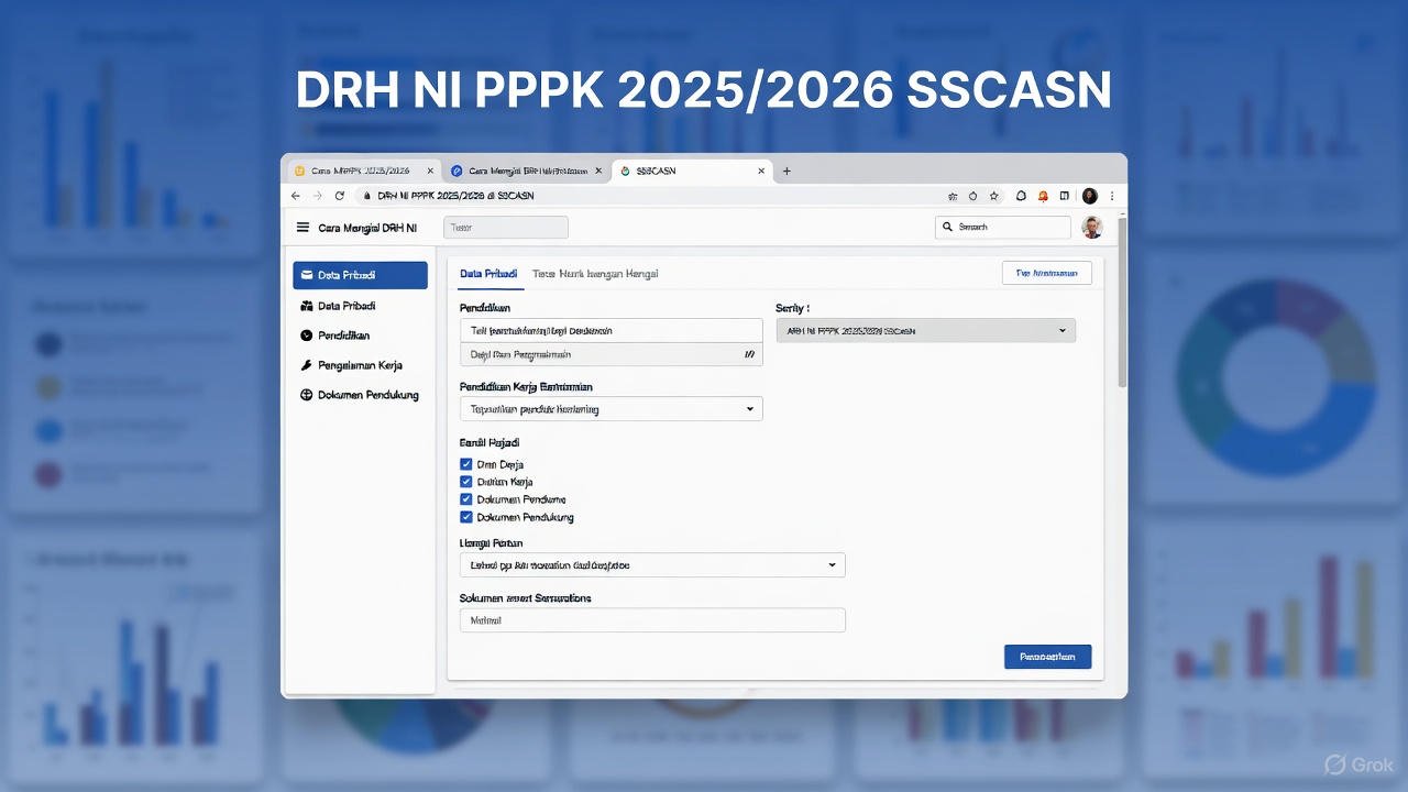 Cara Mengisi DRH NI PPPK 2025/2026 di SSCASN: Panduan Lengkap Langkah demi Langkah