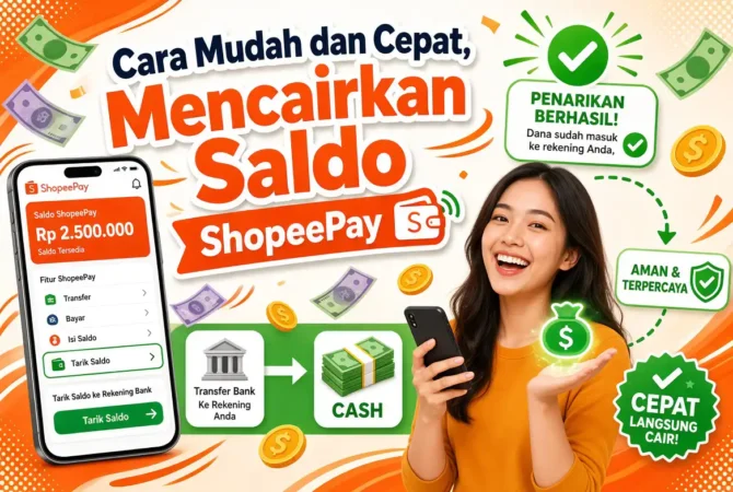Cara Mudah dan Cepat Mencairkan Saldo ShopeePay