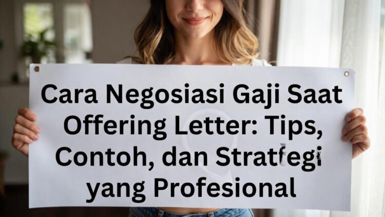 Cara Negosiasi Gaji Saat Offering Letter: Tips, Contoh, dan Strategi yang Profesional