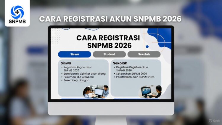 Cara Registrasi Akun SNPMB 2026: Panduan Lengkap Siswa & Sekolah