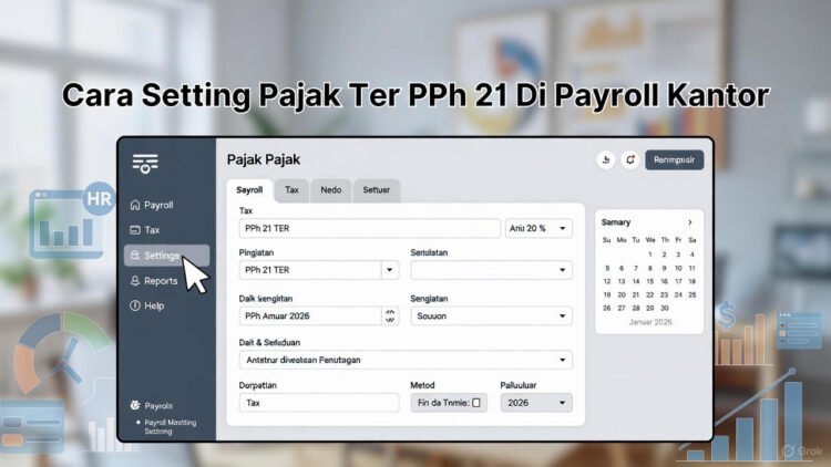 Cara Setting Pajak TER PPh 21 di Payroll Kantor 2026: Panduan Lengkap HR & Finance