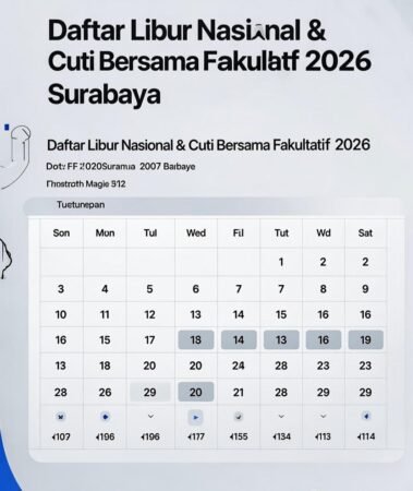 Daftar Hari Libur Nasional, Cuti Bersama, dan Libur Fakultatif 2026 di Surabaya: Kalender Lengkap & Long Weekend