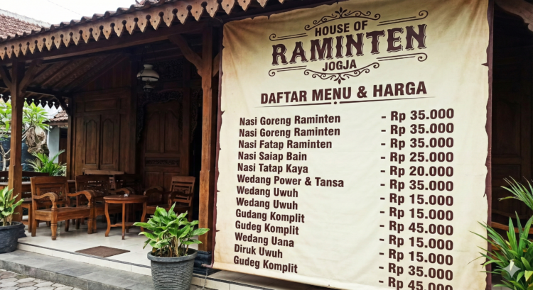 Daftar Menu & Harga The House of Raminten Jogja 2026: Rekomendasi Makan Siang Keluarga Viral TikTok