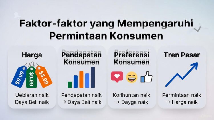 Faktor-faktor yang Mempengaruhi Permintaan Konsumen: Panduan Lengkap & Analisis 2026