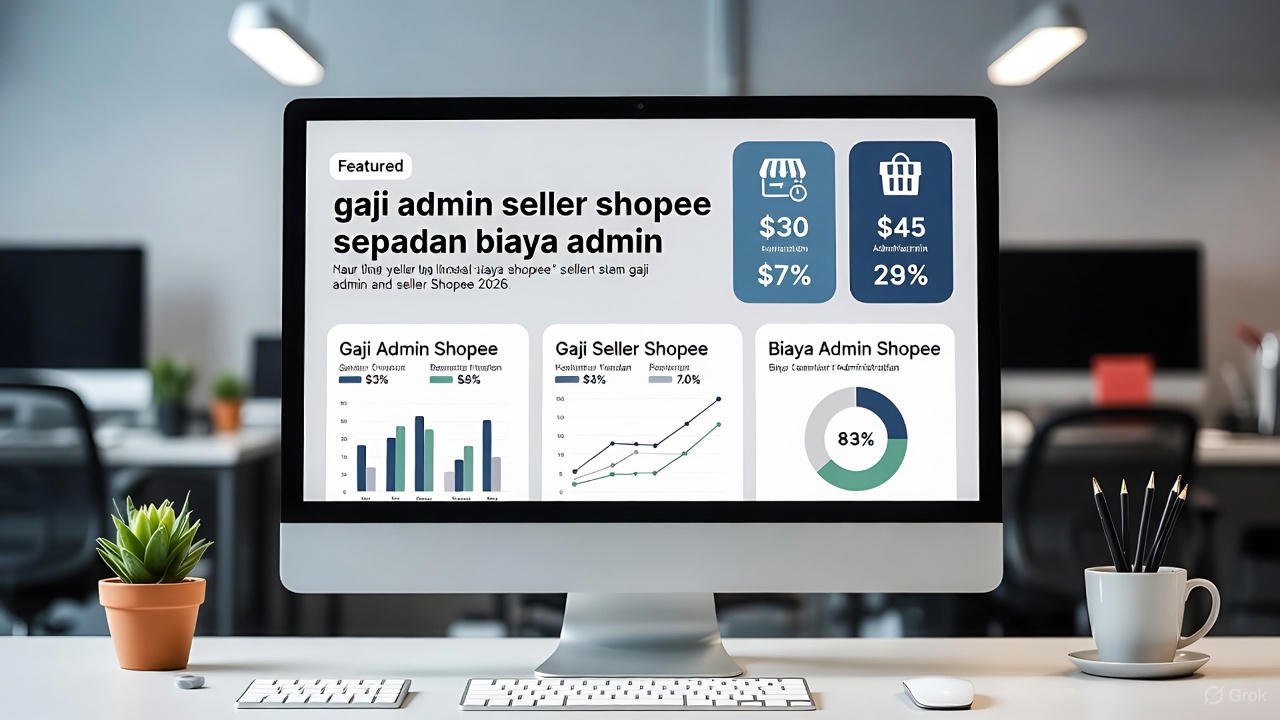 Gaji Admin & Seller Shopee Terbaru 2026: Apakah Sepadan dengan Biaya Admin?