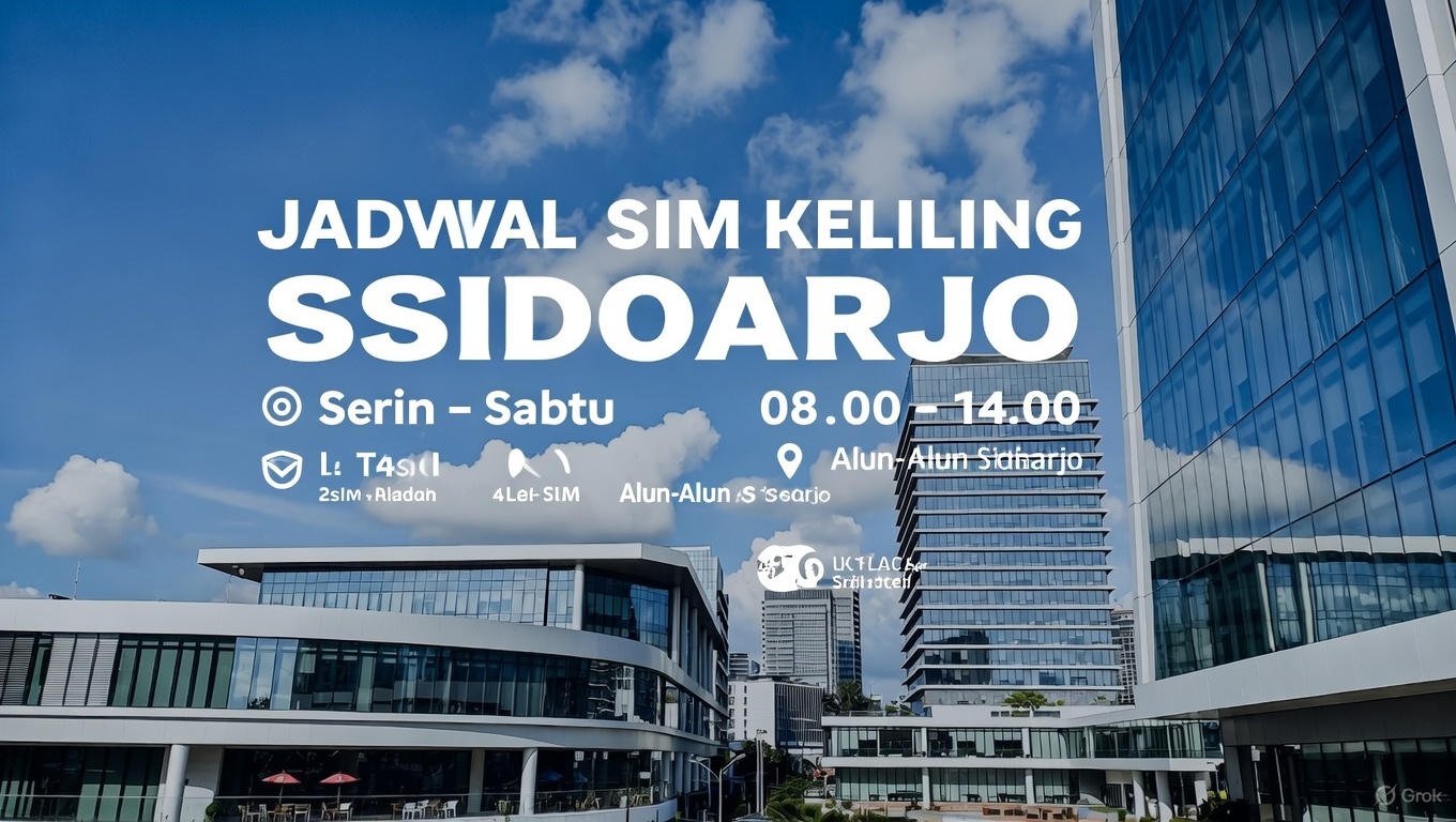 Jadwal SIM Keliling Sidoarjo 2026: Lokasi Terbaru, Syarat Perpanjangan, dan Tips Mengurus