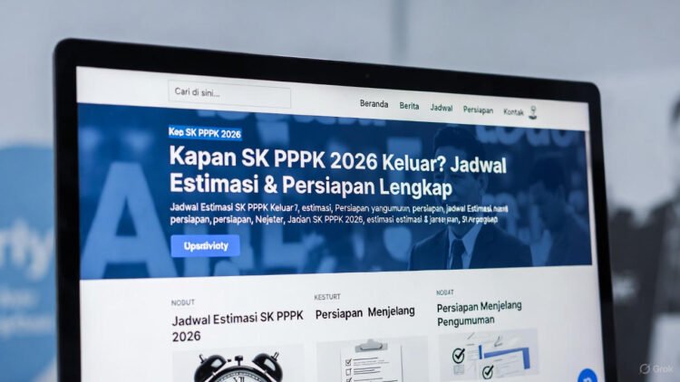Kapan SK PPPK 2026 Keluar? Jadwal Estimasi & Persiapan Lengkap