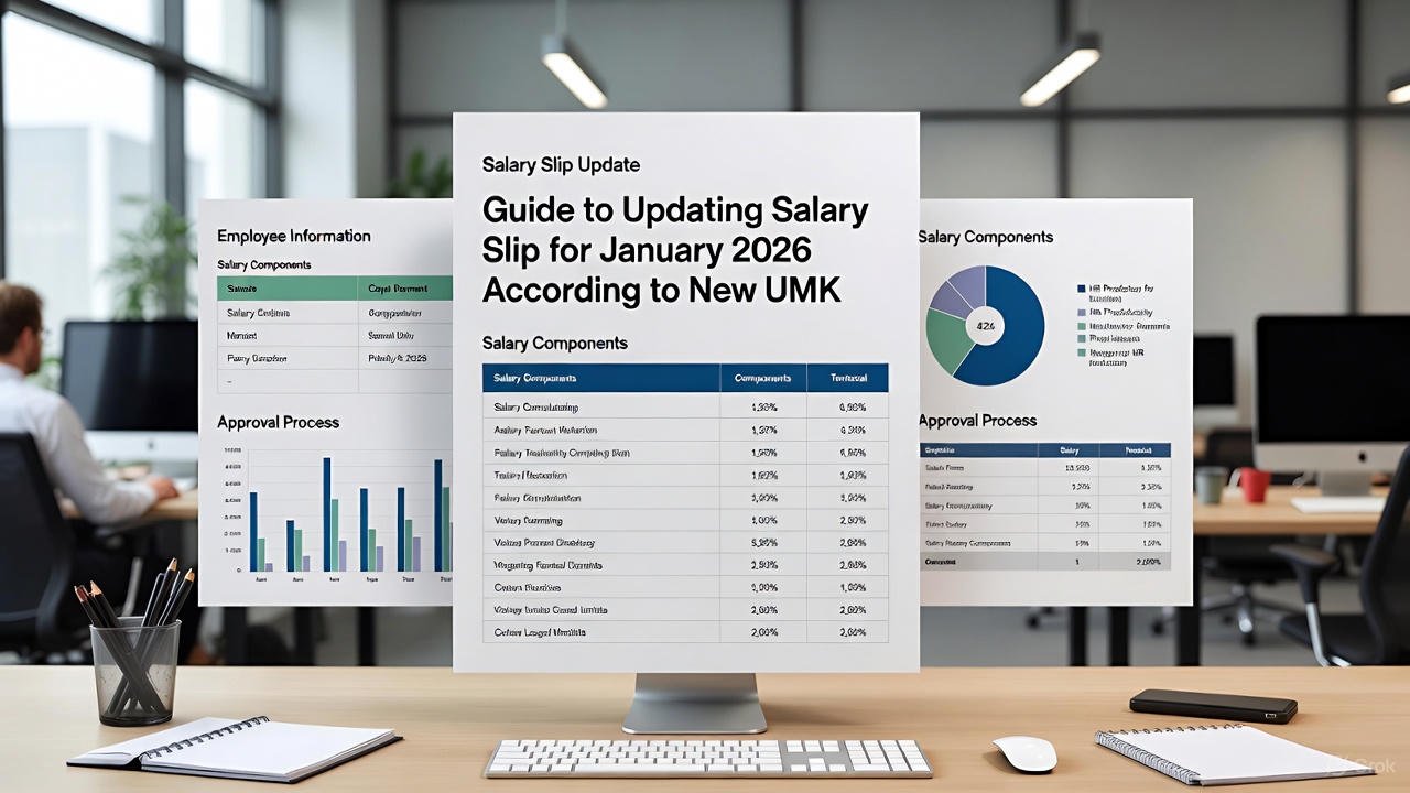 Panduan Update Slip Gaji Januari 2026 Sesuai UMK Baru (Rumus Excel & Template Gratis)