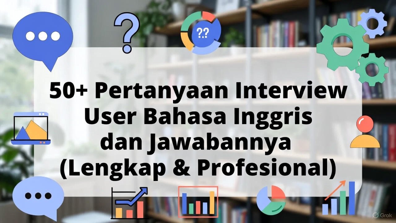 50+ Pertanyaan Interview User Bahasa Inggris dan Jawabannya (Lengkap & Profesional)