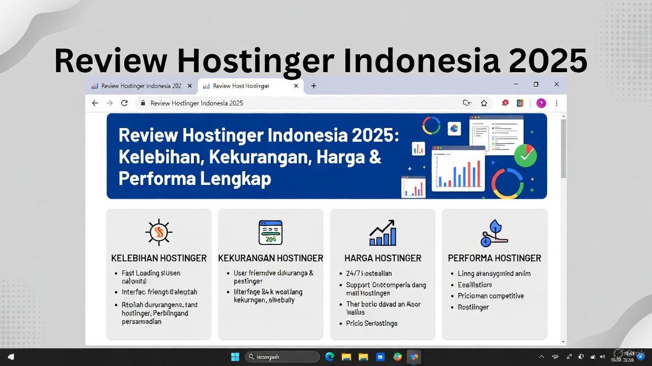 Review Hostinger Indonesia 2026: Kelebihan, Kekurangan, Harga & Performa Lengkap
