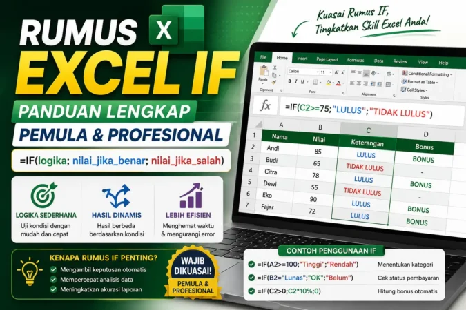 Rumus Excel IF: Panduan Lengkap Pemula & Profesional