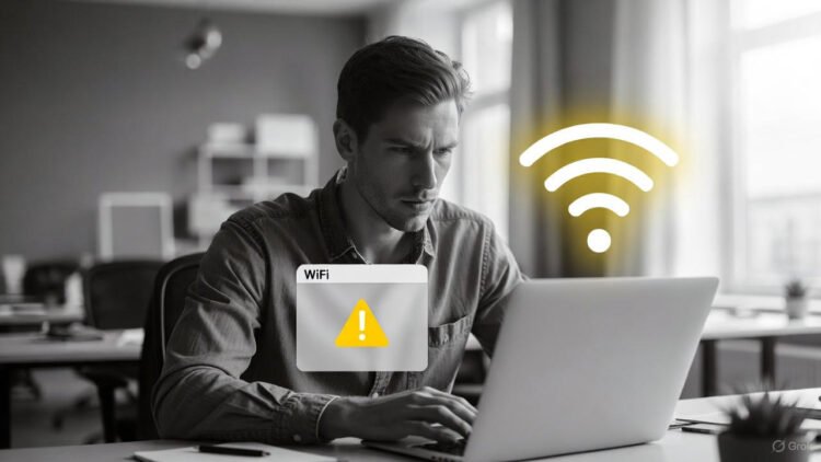 Solusi WiFi Laptop Tanda Seru Kuning (No Internet Access) di Kantor – 100% Berhasil 2026