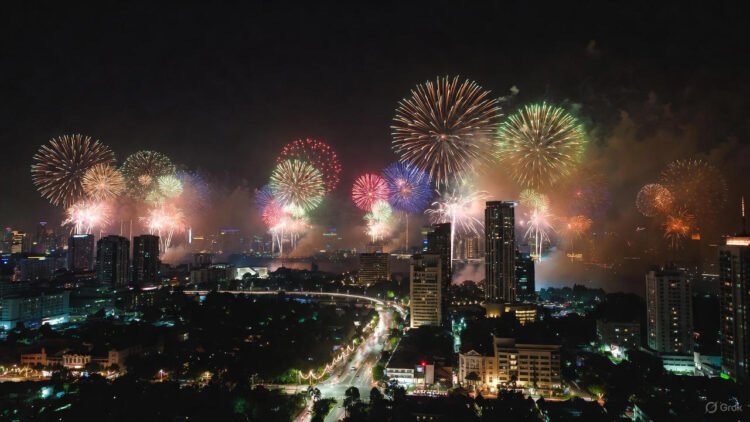 Spot Terbaik Melihat Kembang Api di Jakarta & Surabaya Tahun Baru 2026