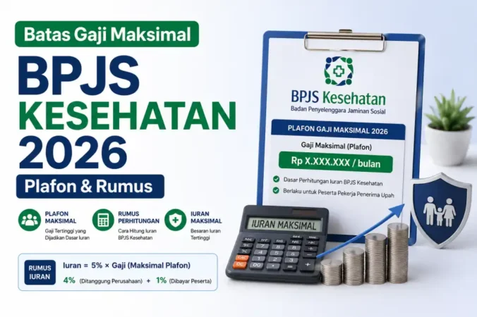 Batas Gaji Maksimal BPJS Kesehatan 2026: Plafon & Rumus