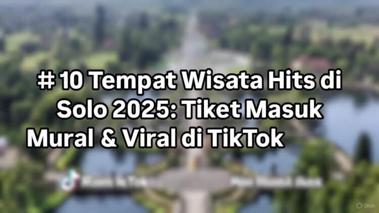 Tempat wisata hits Solo