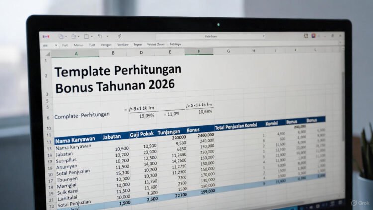 Template Excel Perhitungan Bonus Tahunan 2026: Download Gratis & Cara Pakai Lengkap