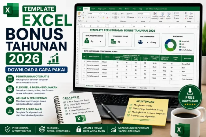 Template Excel Bonus Tahunan 2026: Download & Cara Pakai