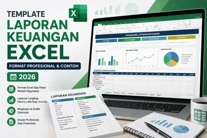 Template Laporan Keuangan Excel: Format Profesional & Contoh 2026