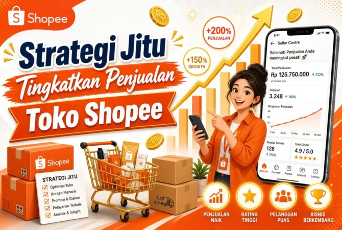Strategi Jitu Tingkatkan Penjualan Toko Shopee