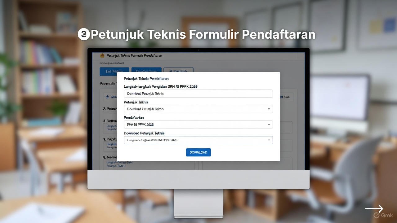 Tutorial Pengisian DRH NI PPPK 2026 + Download Buku Petunjuk