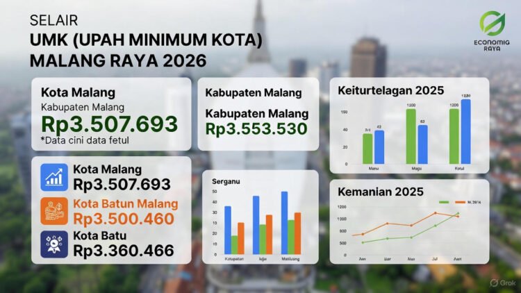 Daftar UMK Malang Raya 2026 Terbaru: Kota Malang, Kabupaten Malang, dan Kota Batu