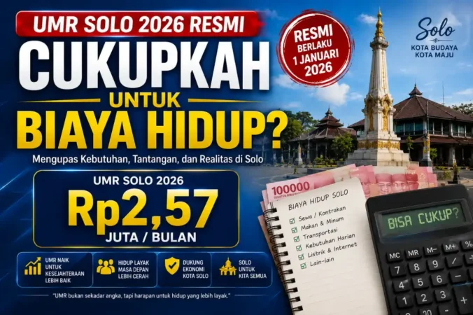 UMR Solo 2026 Resmi: Cukupkah untuk Biaya Hidup?