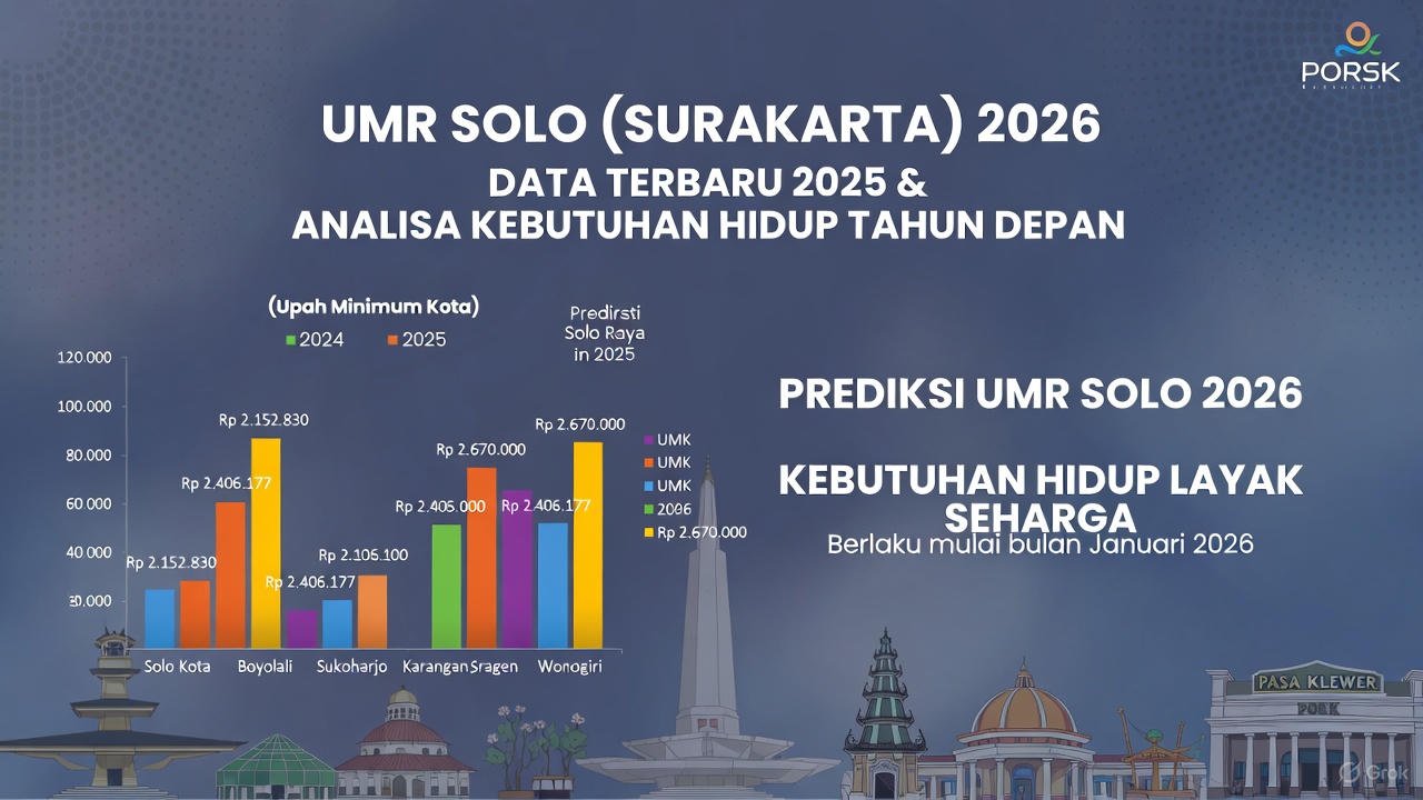 Daftar UMR Solo (Surakarta) 2026 Terbaru: Data 2025 & Analisis Biaya Hidup Tahun Depan