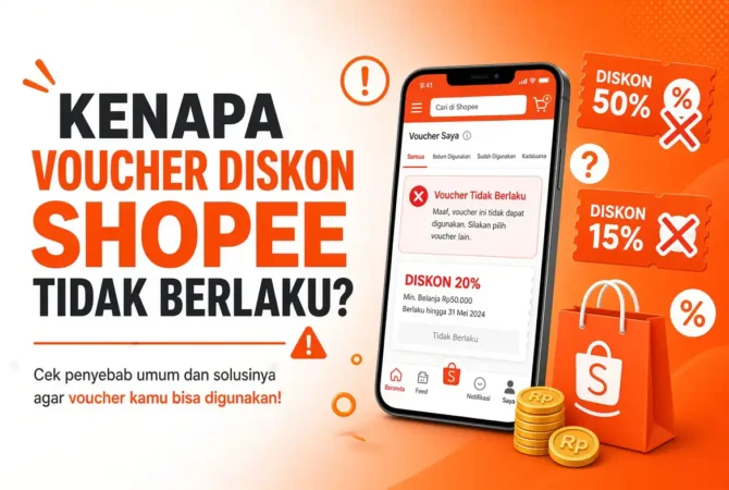 Kenapa Voucher Diskon Shopee Tidak Berlaku?