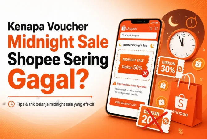 Kenapa Voucher Midnight Sale Shopee Sering Gagal?