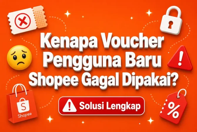 Kenapa Voucher Pengguna Baru Shopee Gagal Dipakai?