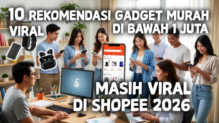 10 Rekomendasi Gadget Murah di Bawah 1 Juta yang Lagi Viral di Shopee 2026