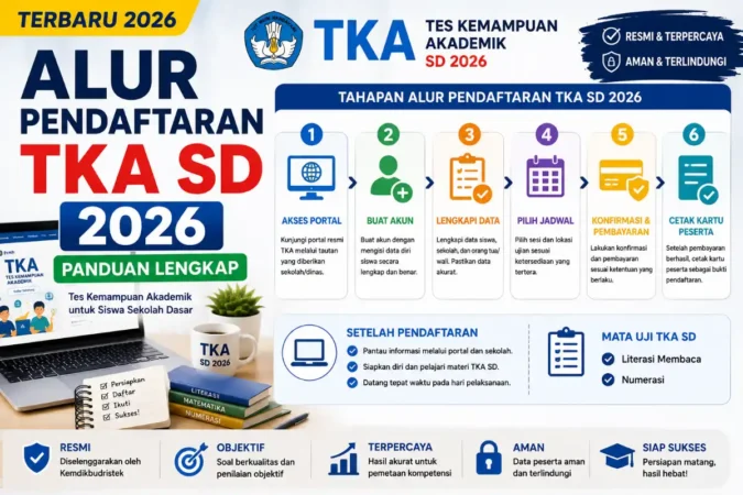 Alur Pendaftaran TKA SD 2026: Panduan Lengkap