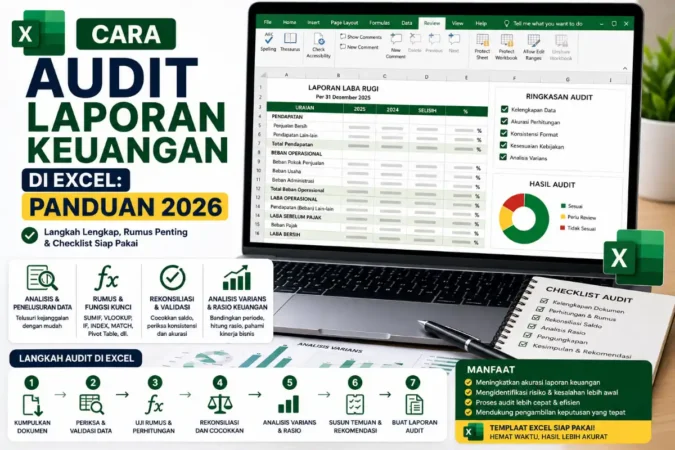 Cara Audit Laporan Keuangan di Excel: Panduan 2026