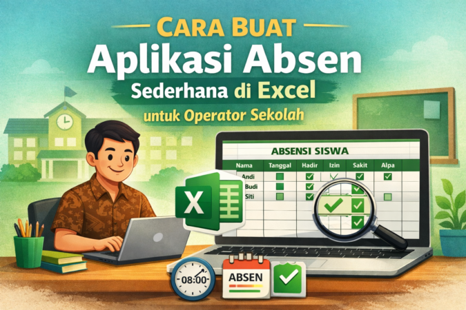 Cara Buat Aplikasi Absen Sederhana di Excel untuk Operator Sekolah: Panduan Lengkap Step-by-Step 2026