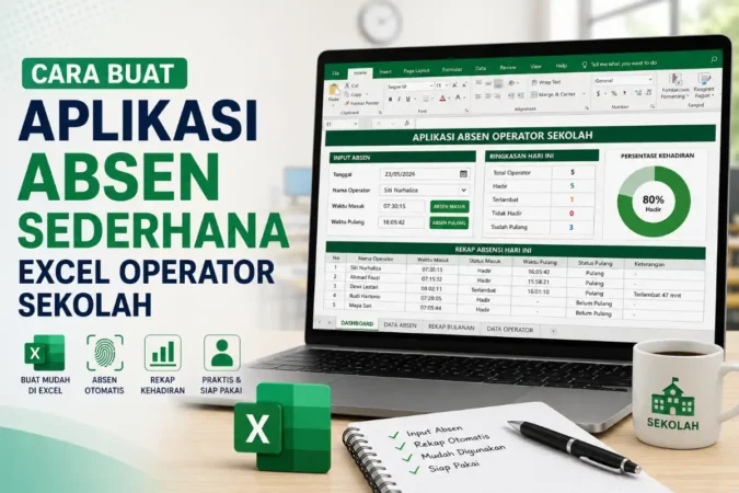 Cara Buat Aplikasi Absen Sederhana Excel Operator Sekolah