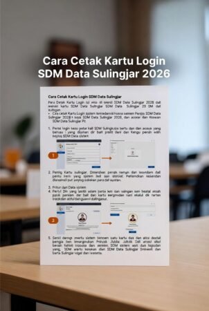 Cara Cetak Kartu Login SDM Data untuk Sulingjar 2026: Panduan Lengkap Guru, Kepala Sekolah, dan Operator